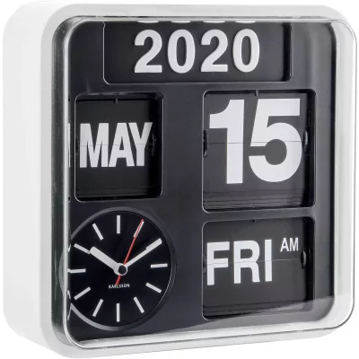 KARLSSON Horloge en plastique Mini Flip 24.5 cm