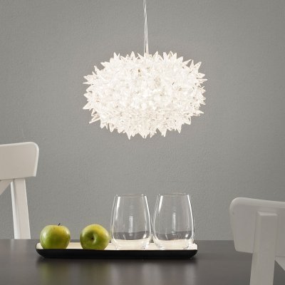 KARTELL  Bloom, Lampe de Suspension, Petite, Cristal