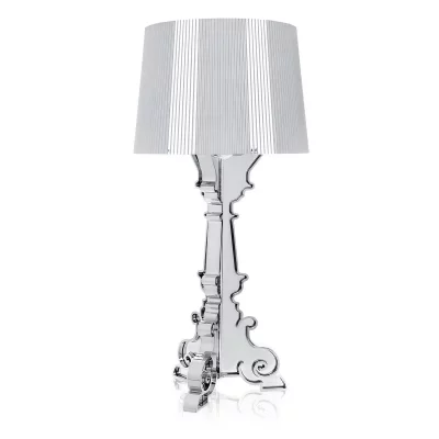 KARTELL  Bourgie, Lampe de Table, Argent, Version Dimmable