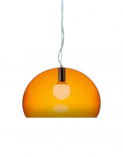 KARTELL  FL / Y, Lampe &agrave; Suspension, Orange