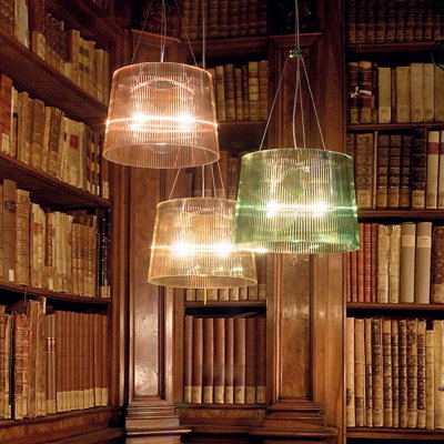 KARTELL  G&eacute; suspension LED, rose