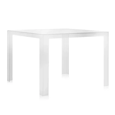 Kartell INVISIBLE TABLE, Table en PMMA, Cristal, 72Hx100x100 cm
