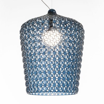 KARTELL  Kabuki, Lampe &agrave; Suspension, Bleu Clair