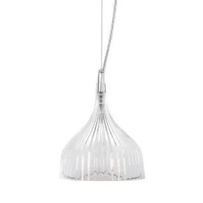 KARTELL  lampe &agrave; suspension e' (cristal - polycarbonate transparent)