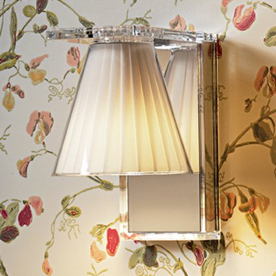 KARTELL  Light-Air applique avec abat-jour en tissu