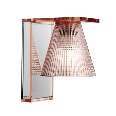 KARTELL  - Light-Air Lampadaire mural, cristal clair / rose