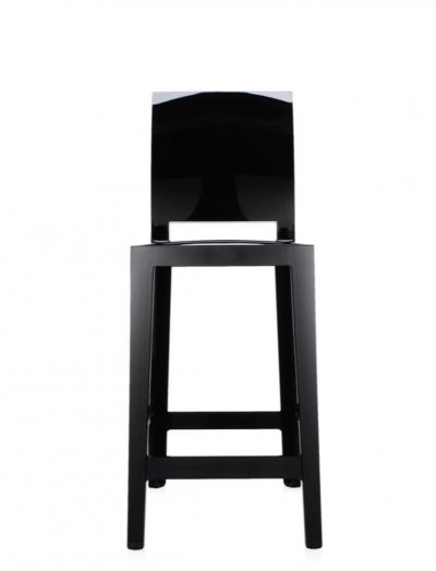 Kartell One More Please Tabouret, Lot de 2, Noir, H. 65 cm