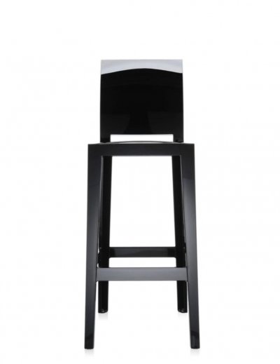 Kartell One More Please Tabouret, Lot de 2, Noir, H. 75 cm