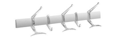 Kartell Porte-manteau mural Hanger - Verre clair