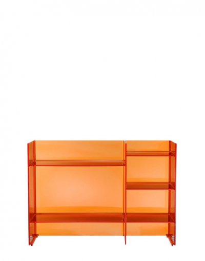 Kartell SOUND-RACK tablettes empilables, orange