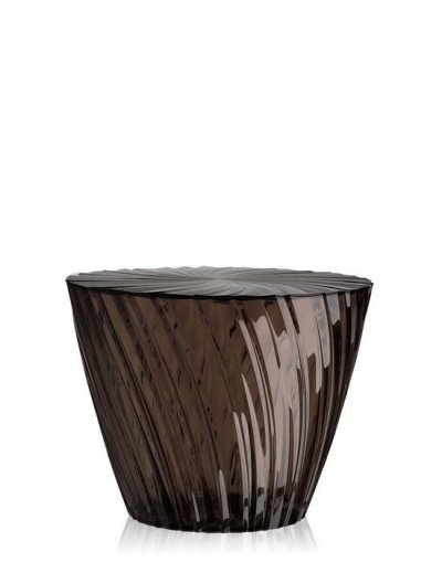 Kartell table basse sparkle (fum&eacute; - pmma transparent)
