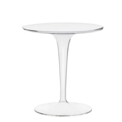 Kartell table basse tiptop (cristal - pmma transparent)