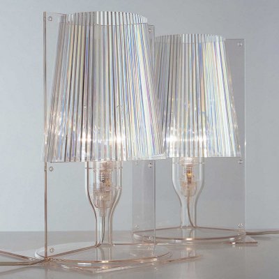 KARTELL  Take lampe &agrave; poser design, transparent