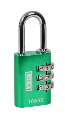 KASP  - Cadenas K10530GRED vert avec serrure &agrave; combinaison V013021