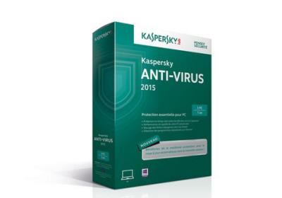 KASPERSKY LAB Kaspersky Antivirus 2015 1AN 3PC