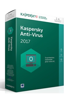 Kaspersky Antivirus 2017 1 Poste / 1 An