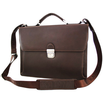 KATANA  Cartable 1 Soufflet Cuir De Vachette Grain&eacute; K 69326