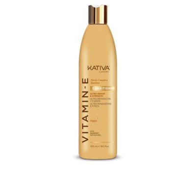 KATIVA  Apr&egrave;s-shampooing &agrave; la vitamine E avec biotine et bambou 550 ml