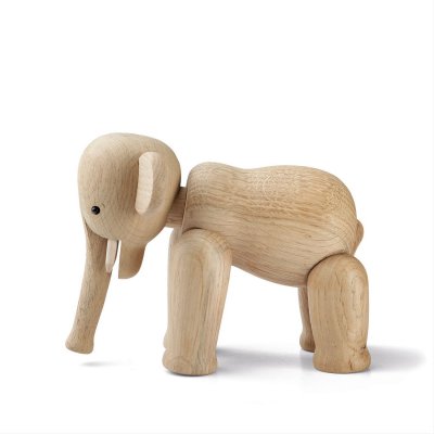 Kay Bojesen - El&eacute;phant en bois Mini, ch&ecirc;ne