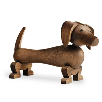 KAY BOJESEN  Figurine en bois en forme de Chien