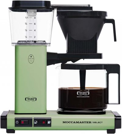 MOCCAMASTER Kbg select 53976 1. 25 litres aluminium 1520 watts vert 
