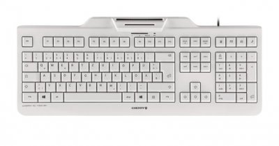 CHERRY KC 1000 SC - Clavier - Belge - gris p&acirc;le 