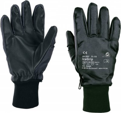 KCL  IceGrip 691 691-10 Gants de travail en PVC Taille 10 XL EN 388 EN 511 CAT III 1 P