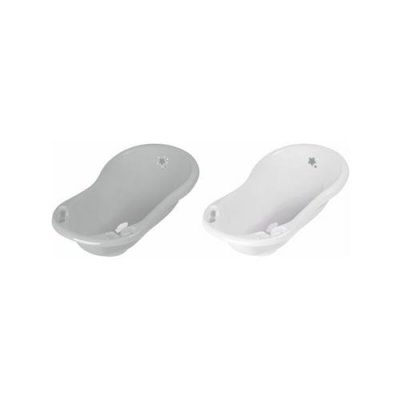  Keeeper Mar&iacute;a Collection Stars 0-12 Months Ergonomic Bathtub Blanc