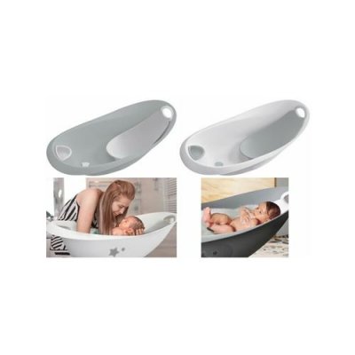 KEEPER Keeeper Natalia Collection Stars 0-6 Months Ergonomic Bathtub Blanc