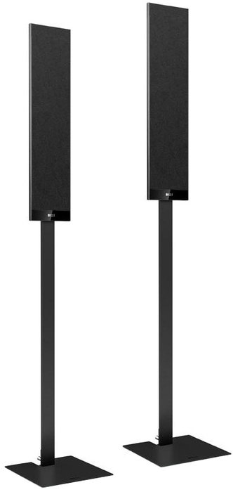 KEF  T-Stand Paire de Pieds  T - Noir Compatible avec T101 et T301
