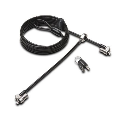 KENSINGTON KENSIGTON MicroSaver 2.0 Keyed Twin Laptop Lock - C&acirc;ble de s&eacute;curit&eacute;
