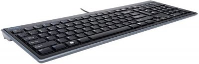 KENSINGTON  Clavier ultra plat Advance Fit&trade;, Standard, USB, AZERTY, Noir