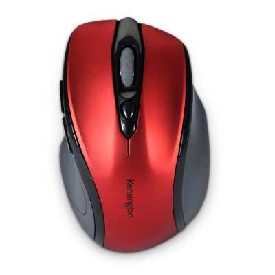KENSINGTON  Pro Fit Mid-Size - souris - 2.4 GHz - Rouge rubis 