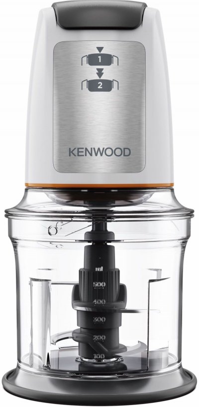 KENWOOD  CHP61.100WH, Mini Hachoir 500 W, Bol de 0,8 L, Blanc