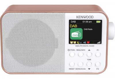KENWOOD  CR-M30 DAB (FM, DAB+ DAB, Bluetooth), Radio, Rose