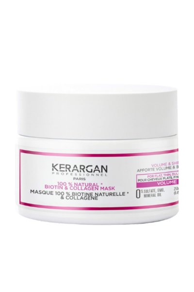KERARGAN  - Masque Volumisant &agrave; la Biotine & Collag&egrave;ne - 250ml