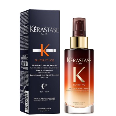 KERASTASE  - NUTRITIVE - S&eacute;rum De Nuit Nourrissant 90mL Cheveux Secs