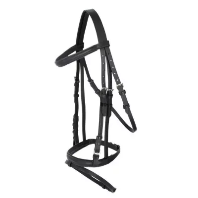 KERBL  32170 Bridon Standard En Cuir Pour Shetty (Noir)