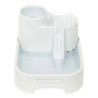 FLAMINGO KERBL Abreuvoir CatMate - 2000 ml - Blanc - Pour chat et chien