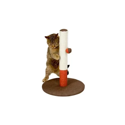KERBL  Arbre A Chat Opal Basic - 37x37x50cm - Bordeaux Et Brun