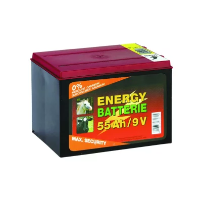 CORRAL Kerbl Batterie s&egrave;che Zinc Carbone 9 V 55 Ah 441212
