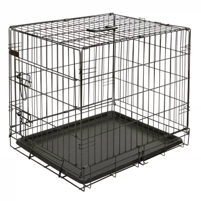 KERBL  Cage de transport pour chien - 63x48x57cm - Noir - 1 porte 