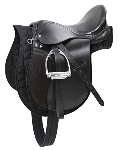 KERBL  Cheval Kit de Selle Mixte 17,5"", Noir