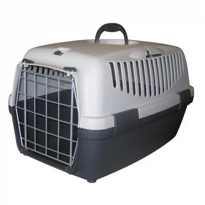 KERBL  Chien Box de Transport Gulliver 48x32x31 cm Gris