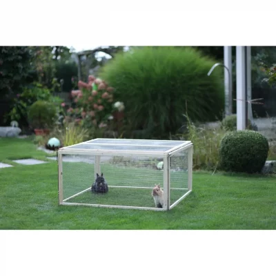 KERBL  Enclos ext&eacute;rieur pour animaux de compagnie Vario Bois 84399