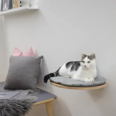 KERBL  Lit pour chats mural Tofana 35 x 50 cm Gris 81543