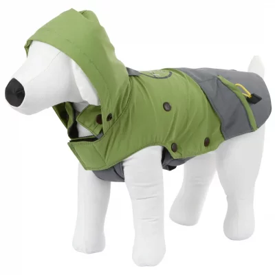 KERBL  Manteau Vancouver S 35cm Pour Chien - Gris Et Vert