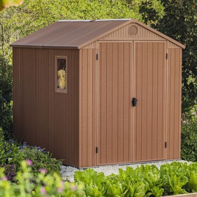 KETER  Abri de Jardin en r&eacute;sine - Darwin 68 Marron - 4,5m2