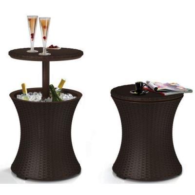 KETER  Pacific Meuble d'ext&eacute;rieur Seau &agrave; glace/table marron