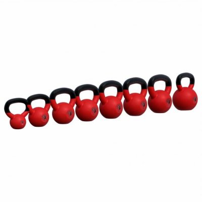 GORILLA SPORTS Kettlebell avec rev&ecirc;tement n&eacute;opr&egrave;ne - De 2 KG &agrave; 32 KG